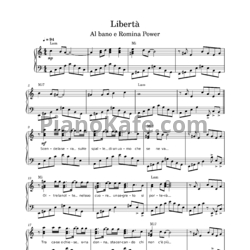 Ноты Al Bano & Romina Power - Liberta