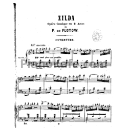 Ноты Фридрих фон Флотов - Опера "Зильда" - предпросмотр