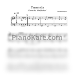 Ноты Carmen Coppola - Tarantella - предпросмотр
