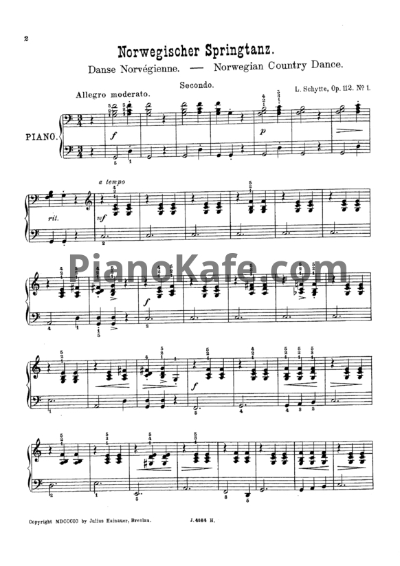 Ноты Людвиг Шитте - Musikalische wandelbilder (Op. 112) - PianoKafe.com