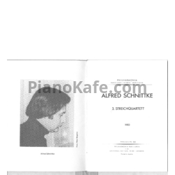 Ноты Альфред Шнитке - Струнный квартет № 3 (Op. 168) - предпросмотр
