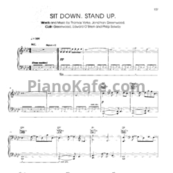 Ноты Radiohead - Sit down. Stand up