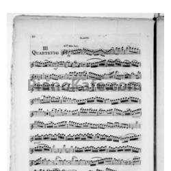 Ноты Франсуа Девьен - Квартет для флейты, скрипки, альта и виолончели до мажор (Партии) - предпросмотр