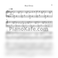 Ноты Daria Shakhova - Blue dress - предпросмотр