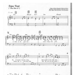 Ноты Marco Borsato - Fijne Vent - предпросмотр