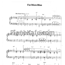 Ноты Dave Brubeck - Far more blue - предпросмотр