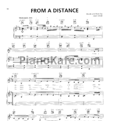 Ноты Bette Midler - From a distance - предпросмотр