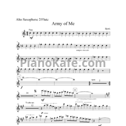 Ноты Bjork - Army of me