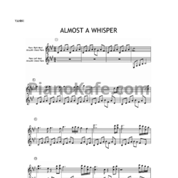 Ноты Yanni - Almost a whisper - предпросмотр