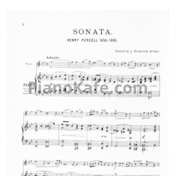 Ноты Генри Пёрселл - Соната соль минор (Z 780) - предпросмотр