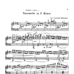 Ноты Алис Эллен Шарбоне-Келлерман - Тарантелла - предпросмотр