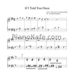 Ноты The Circus Contraption Band - If I told you once