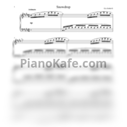 Ноты Ilya Beshevli - Snowdrop - предпросмотр