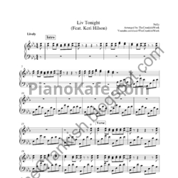 Ноты Nelly feat. Keri Hilson - Liv tonight - предпросмотр