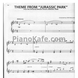 Ноты John Williams - Theme from Jurassic park - предпросмотр