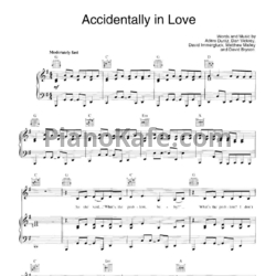 Ноты Counting Crows - Accidentally in love - предпросмотр