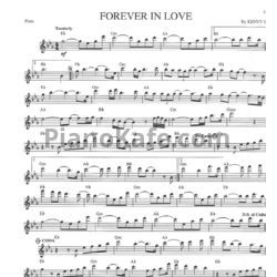 Ноты Kenny G - Forever in love (Переложение для флейты) - предпросмотр