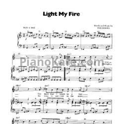 Ноты The Doors - Light my fire - предпросмотр