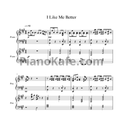 Ноты Lauv - I like me better (для 2 фортепиано) - предпросмотр