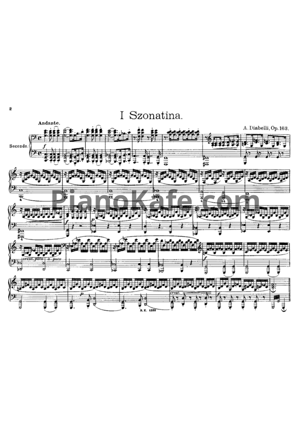 Ноты А. Диабелли - Jugendfreuden для фортепиано в 4 руки (Op. 163) - PianoKafe.com