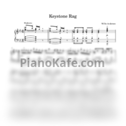 Ноты Willie Anderson - Keystone Rag - предпросмотр