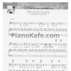 Ноты Gregory Lemarchal - Une vie moins ordinaire - предпросмотр