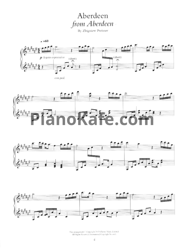 Ноты Film music for solo piano (Книга нот) - PianoKafe.com