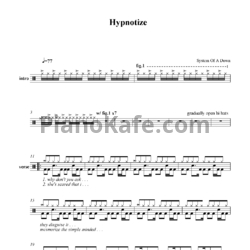 Ноты System of a Down - Hypnotize - предпросмотр