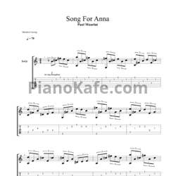 Ноты Paul Mauriat - Song for Anna - предпросмотр