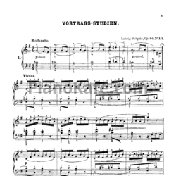 Ноты Людвиг Шитте - 6 Instruktive Vortrags-Studien (Op. 90) - предпросмотр