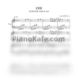 Ноты DJ Smash & Artik & Asti - CO2 (Piano cover) - предпросмотр