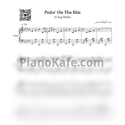 Ноты Irving Berlin - Puttin' on the ritz (Версия 2) - предпросмотр