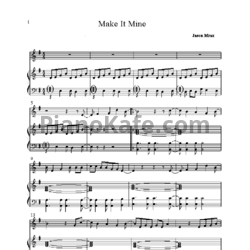 Ноты Jason Mraz - Make it mine - предпросмотр