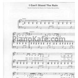 Ноты Юлия Литош - I can't stand the rain