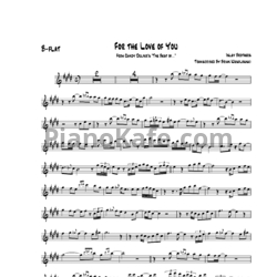 Ноты Candy Dulfer - For the love of you - предпросмотр