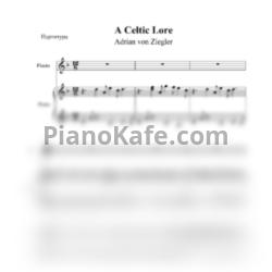 Ноты Adrian von Ziegler - A celtic lore - предпросмотр