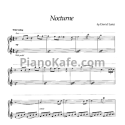 Ноты David Lanz - Nocturne - предпросмотр