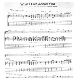 Ноты The Romantics - What I like about you