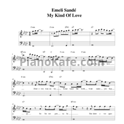 Ноты Emeli Sande - My kind of love - предпросмотр