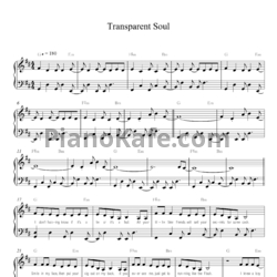 Ноты Willow feat. Travis Barker - Transparent soul