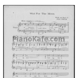 Ноты Cole Porter - Wait for the moon - предпросмотр