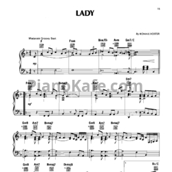 Ноты George Benson - Lady - предпросмотр