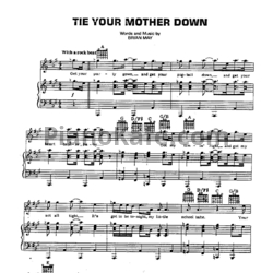 Ноты Queen - Tie your mother down - предпросмотр