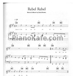 Ноты David Bowie - Rebel rebel - предпросмотр