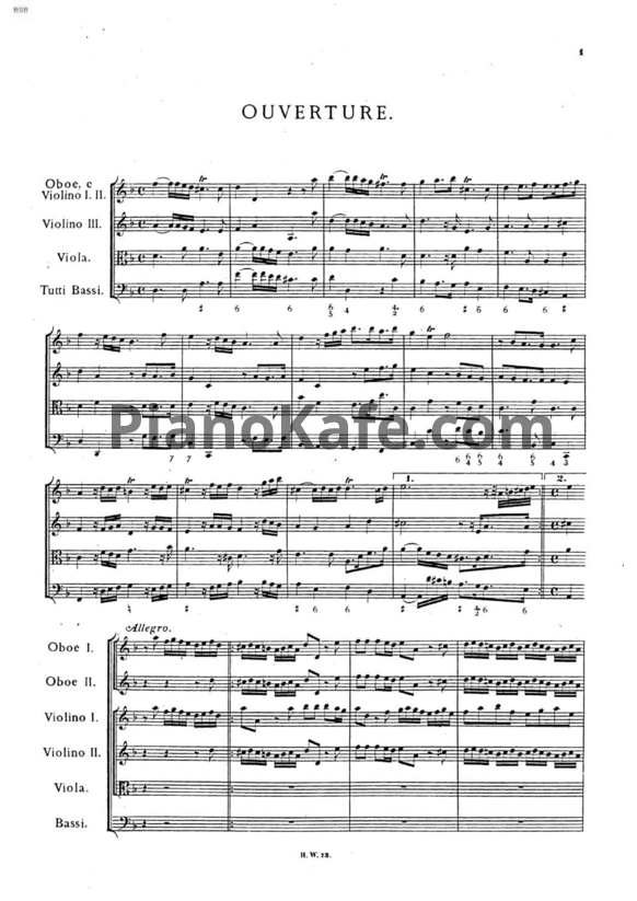 Ноты Георг Гендель - Опера "Адмет, царь Фессалии" (HWV 22) - PianoKafe.com