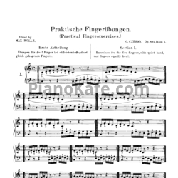 Ноты Карл Черни - Упражнения (Op. 802) - предпросмотр