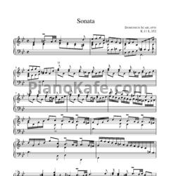 Ноты Д. Скарлатти - Соната K11/L352 - предпросмотр