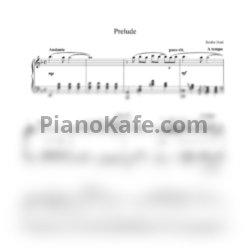 Ноты Фёдор Бирючев aka Teodor Doré - Prelude - предпросмотр