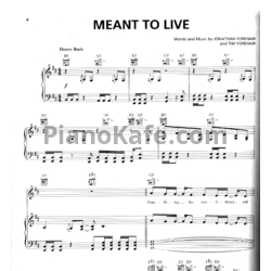 Ноты Switchfoot - Meant to live