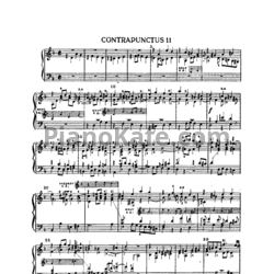 Ноты И. Бах - Искусство фуги (в изложении для фортепиано). Контрапункт №11 - предпросмотр